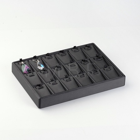 Wooden Necklace Presentation Boxes NDIS-O006-03-1