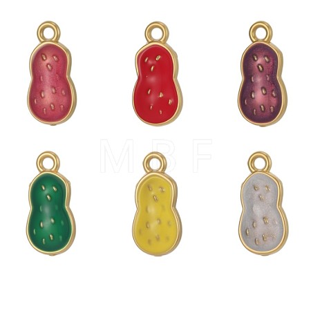 304 Stainless Steel Enamel Pendants STAS-OY011-01G-1