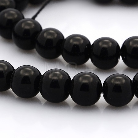 Round Glass Beads Strands GLAA-A025-8mm-02-1