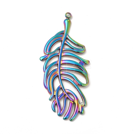 Ion Plating(IP) 304 Stainless Steel Big Pendants STAS-A070-18MC-1