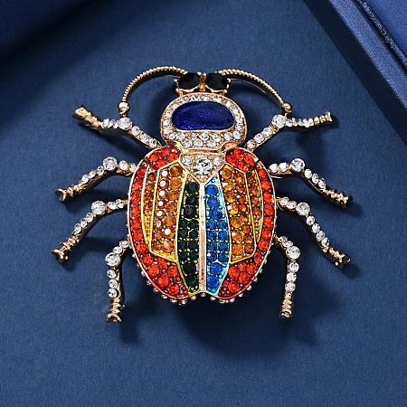 Beatles Alloy Rhinestone Brooches for Backpack Clothes PW-WGB4875-01-1