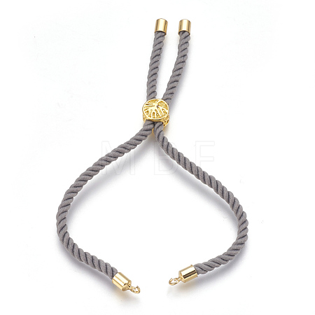 Cotton Cord Bracelet Making KK-F758-03J-G-1