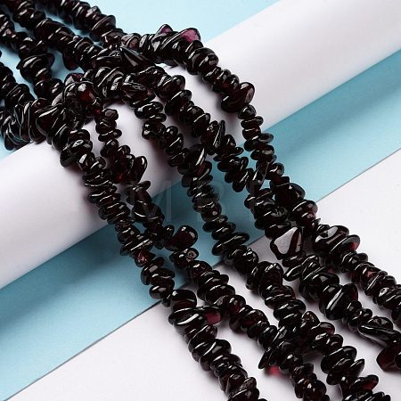 Natural Garnet Beads Strands F065-01-1