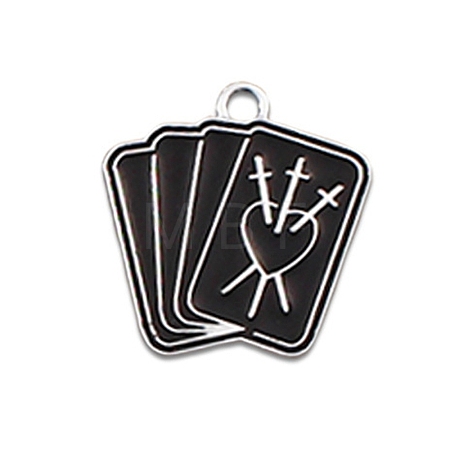 Alloy Enamel Pendants ENAM-CJC0017-02P-08-1