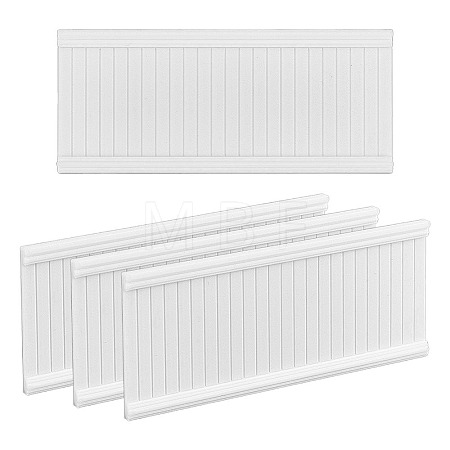 Rectangle Plastic Doll House Rail Mini Model DOLL-WH0007-21D-1