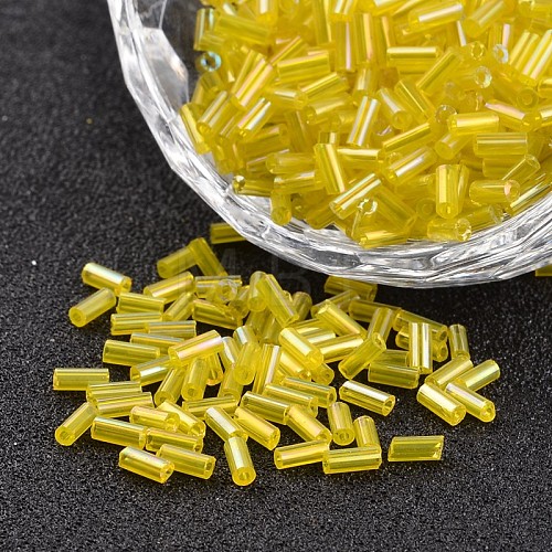 Glass Bugle Beads SEED-I001-170-1