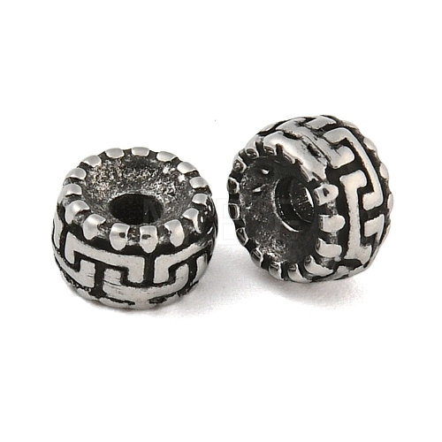 Retro 304 Stainless Steel Beads STAS-B071-06AS-1