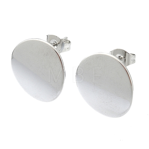 Tarnish Resistant 201 Stainless Steel Stud Earrings EJEW-K270-06A-P-1