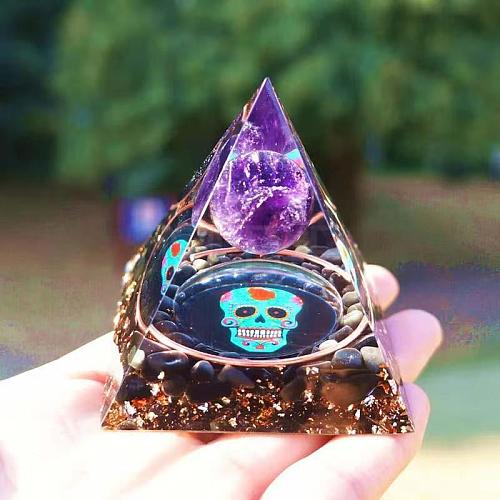 Orgonite Pyramid Resin Energy Generators PW-WG74572-03-1