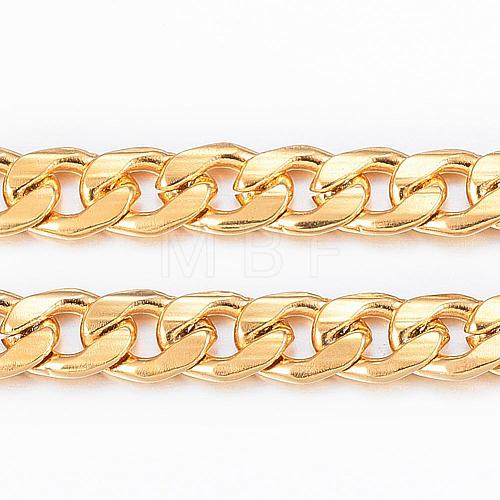 Ion Plating(IP) 304 Stainless Steel Cuban Link Chains CHS-H009-14G-1