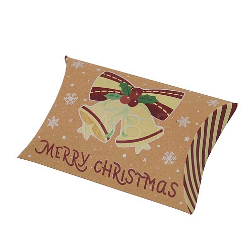 Christmas Theme Cardboard Candy Pillow Boxes CON-G017-02C-1