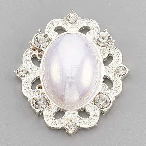 Alloy Cabochons RB-N050-03-11S-1