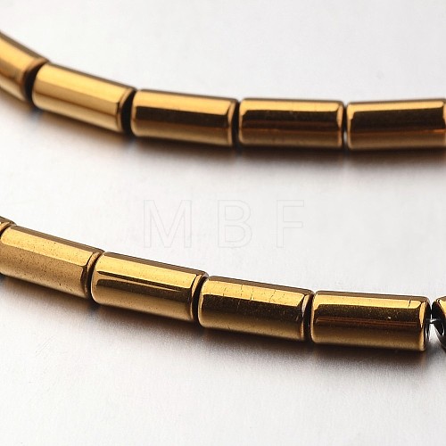 Electroplate Non-magnetic Synthetic Hematite Bead Strands G-F300-37C-03-1