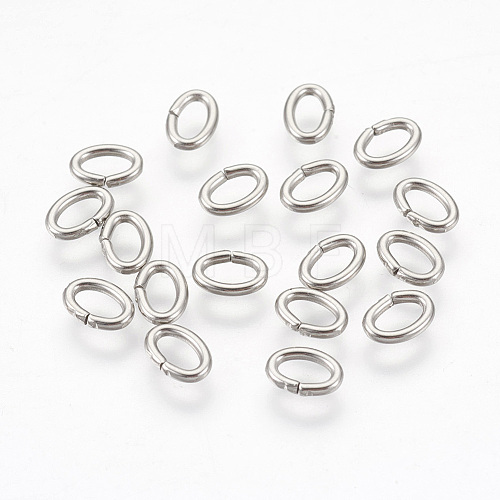 Tarnish Resistant 304 Stainless Steel Jump Rings Jewelry Findings A-STAS-L215-11P-1