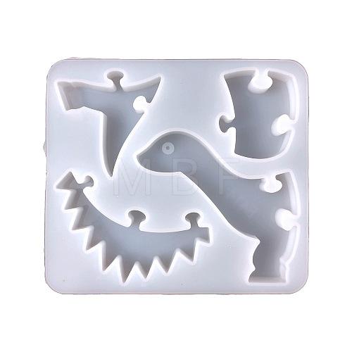 DIY Food Grade Silicone Animal Puzzle Molds SIMO-PW0011-16C-1