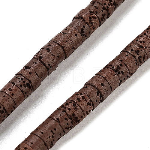 Natural Lava Rock Dyed Beads Strands G-K375-G04-01-1