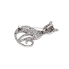 Creative Abalone Shell Cat Brooch PW-WG786CF-01-4