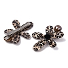 Alloy & Resin Alligator Hair Clips OHAR-B007-08C-3