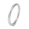 Plain 304 Stainless Steel Bangles for Women BJEW-B104-33C-P-1