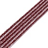 Transparent Glass Beads Strands GLAA-C019-01A-17-1