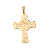 304 Stainless Steel Charms STAS-P421-05G-1