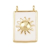 Brass Enamel Pendants KK-L251-01G-D04-1