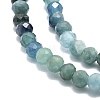 Natural Gradient Blue Tourmaline Beads Strands G-P457-A01-14A-2