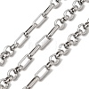304 Stainless Steel Figaro Chains CHS-K024-03P-1