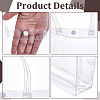 PVC Storage Tote Bags with Snap Button ABAG-WH0023-87-3