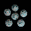 Luminous Resin Pave Rhinestone Beads RESI-C048-01B-2