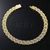 Zinc Alloy Full Crystal Rhinestone Cuban Link Chain Necklaces for Women Men FS-WG48DDB-03-1
