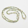 Faceted Rainbow Plated Teardrop Electroplated Glass Beads Strands EGLA-F104-01A-3