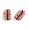 Mixed Crackle Style Transparent Acrylic Beads X-MACR-R546-28-2
