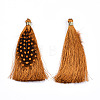 Polyester Tassel Big Pendant Decorations X-FIND-T043-07-1