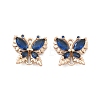 Brass Glass Connector Charms X-KK-B125-08G-02-1