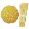 Self Adhesive Gold Foil Embossed Stickers DIY-WH0211-384-8
