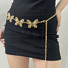 Tibetan Style Alloy Butterfly Link Chain Waist Belly Chains for Women FS-WG99F1B-01-2