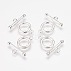 Brass Toggle Clasps X-KK201-S-1