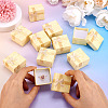 Square Paper Jewelry Gift Boxes with Bowknot CON-TAC0010-80D-15