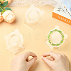 4Pcs Clear Acrylic Slant Back Single Bracelet Bangle Display Stands AC-FS5191-01C-6