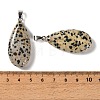 Natural Dalmatian Jasper Pendants GG-CBACB71-02P-12-3