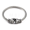 304 Stainless Steel Bangles for Women STAS-M023-19A-2