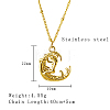 Stainless Steel Pendant Necklaces KM9071-1-2