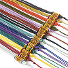  14Pcs 14 Colors Nylon Cord Braided Necklace Making MAK-TA0001-13-9