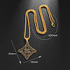 Viking Triskelion Knot 201 Stainless Steel Pendant Necklaces for Men FS-WG900AF-02-2