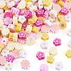 200Pcs 5 Colors Handmade Polymer Clay Bead CLAY-TA0002-14-3