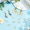 100Pcs 316L Surgical Stainless Steel Leverback Earring Findings STAS-BBC0010-91-4