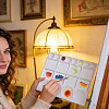 Rectangle Plastic Watercolor Oil Palette AJEW-WH0696-655-7