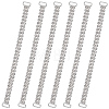 6Pcs Alloy & Resin Rhinestones Bikini Buckle Chain DIY-CY0003-22-7