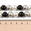 Round Shell Pearl Beads Strands BSHE-XCP0001-15-4